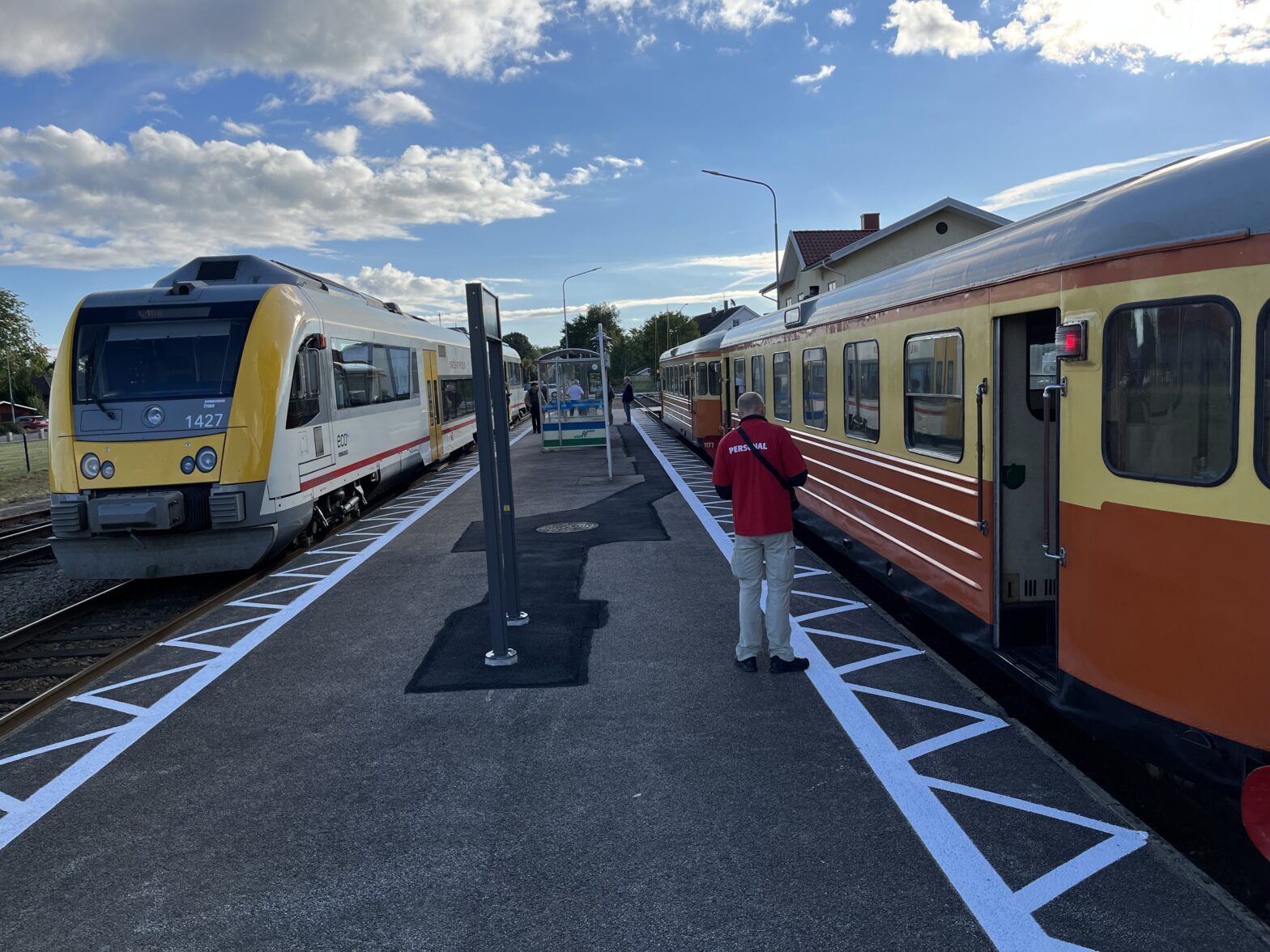 Torup station längs HNJ-banan